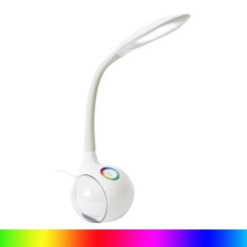 LED RGB Με Dimmer stolní  lampa LED/7W/230V λευκό