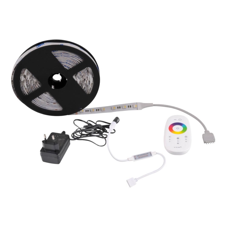 LED RGBW Dimmable ταινία 3m LED/22W/24/230V + τηλεχειριστήριο