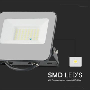 LED RGBW Dimming προβολέας LED/30W/230V IP65 γκρι + τηλεχειριστήριο