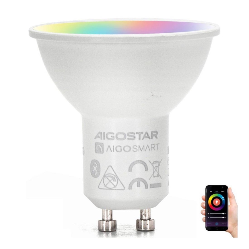 LED RGBW Λαμπτήρας GU10/4,9W/230V 2700-6500K - Aigostar