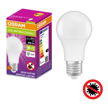 LED Αντιβακτηριδιακός λαμπτήρας A60 E27/8,5W/230V 4000K - Osram