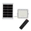 LED ηλιακός προβολέας εξωτερικού χώρου ντιμαριζόμενος LED/10W/3,2V IP65 6400K λευκό + τηλεχειριστήριο