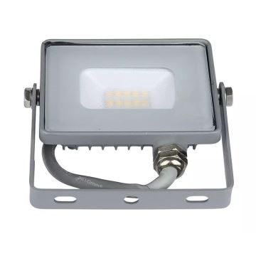 LED Προβολέας SAMSUNG CHIP LED/10W/230V IP65 4000K γκρι