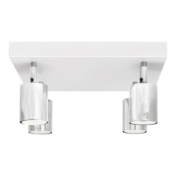 LED Σποτ TUNE 4xGU10/4,8W/230V ματ χρώμιο/λευκό