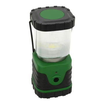 LED Φορητό φανάρι LED/3xLR20 IP44 μαύρο/πράσινο