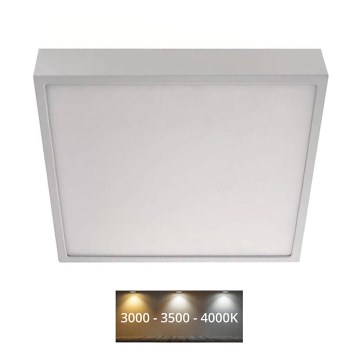 LED Φωτιστικό οροφής NEXXO LED/28,5W/230V 3000/3500/4000K 30x30 cm λευκό