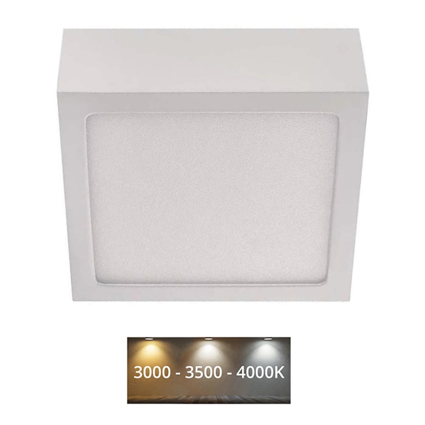 LED Φωτιστικό οροφής NEXXO LED/7,6W/230V 3000/3500/4000K 12x12 cm λευκό