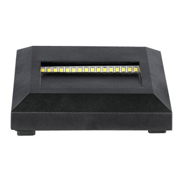 LED Φωτιστικό σκάλας εξωτερικού χώρου LED/2W/230V IP65 4000K μαύρο