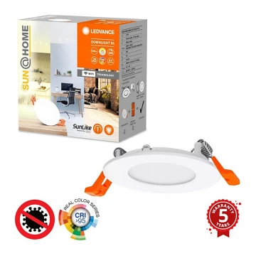 Ledvance - LED Dimmable χωνευτό φωτιστικό SUN@HOME LED/4,5W/230V 2200-5000 CRI 95 Wi-Fi