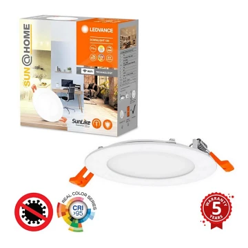 Ledvance - LED Dimmable χωνευτό φωτιστικό SUN@HOME LED/8W/230V 2200-5000K CRI 95 Wi-Fi