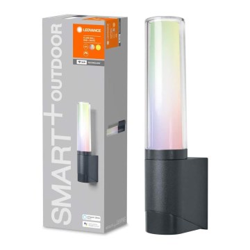 Ledvance - LED RGBW Φωςτιστικό τοίχου εξωτερικού χώρου SMART+ FLARE LED/7,5W/230V IP44 Wi-Fi