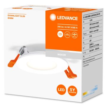 Ledvance - LED Χωνευτό φωτιστικό SLIM LED/4,5W/230V 6500K