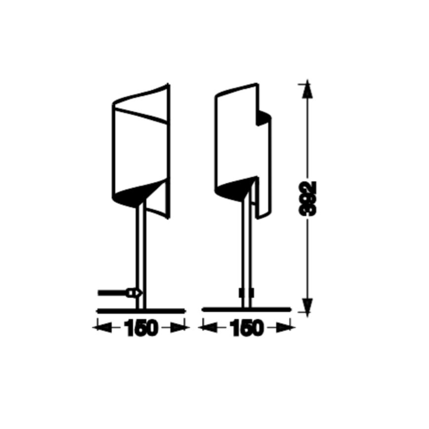 Ledvance - Επιτραπέζια λάμπα dimming LED SMART+ DECOR TWIST LED/12W/230V 3000-6500K Wi-Fi μαύρο