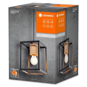 Ledvance -  Κρεμαστό φωτιστικό οροφής  DECOR NAIROBI 1xE27/15W/230V καουτσουκόδεντρο