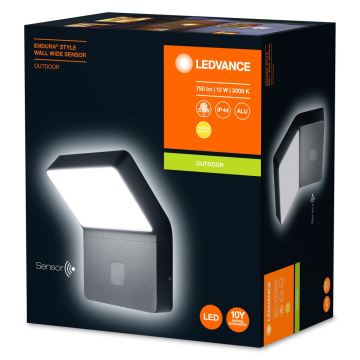 Ledvance - Φως εξωτερικού χώρου LED με αισθητήρα ENDURA LED/12W/230V IP44