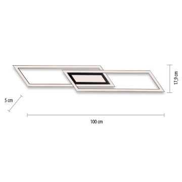 Leuchten Direkt 14694-18 - Φωτιστικό οροφής LED ASMIN LED/48W/230V