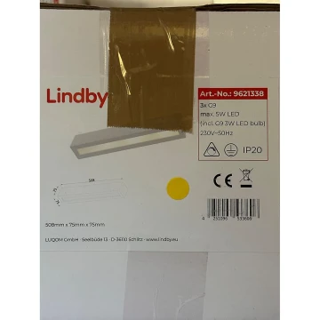 Lindby - LED Φωτιστικό τοίχου TJADA 3xG9/3W/230V