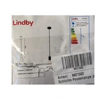 Lindby -Κρεμαστό φωτιστικό οροφής ντιμαριζόμενο JAKE 1xE27/60W/230V