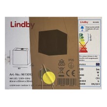 Lindby - Φωτιστικό τοίχου LED QUASO LED/4W/230V τσιμέντο