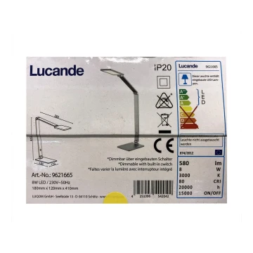 Lucande - LED Dimmable επιτραπέζιο φωτιστικό αφής MION LED/8W/230V