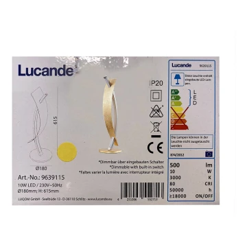 Lucande - Επιτραπέζιο φωτιστικό LED Dimmable MARIJA LED/10W/230V