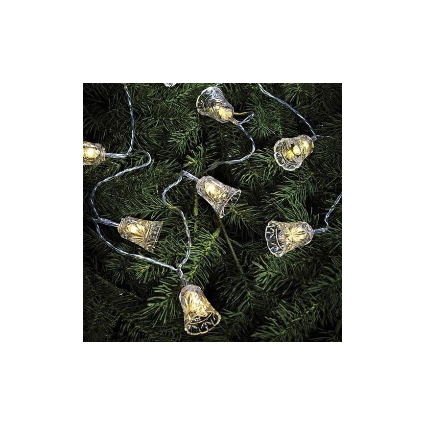 Markslöjd 703237 - Χριστουγεννιάτικη γιρλάντα LED BELL 10xLED 2,1m
