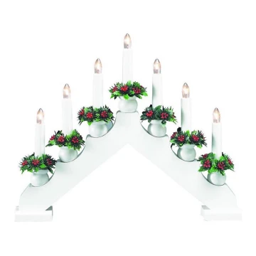 Markslöjd 8314,400 - Χριστουγεννιάτικο κερί TOMAS 7xE10/3W/230V