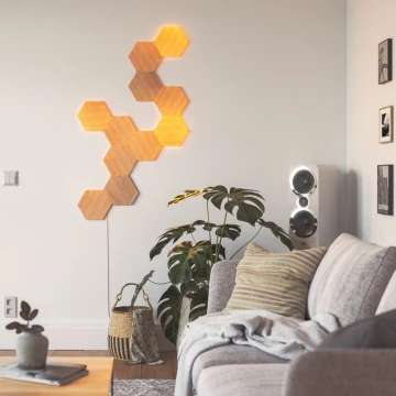 Nanoleaf - ΣΕΤ 3x  Πάνελ ντιμαριζόμενα LED HEXAGONS LED/2W/230V Wi-Fi