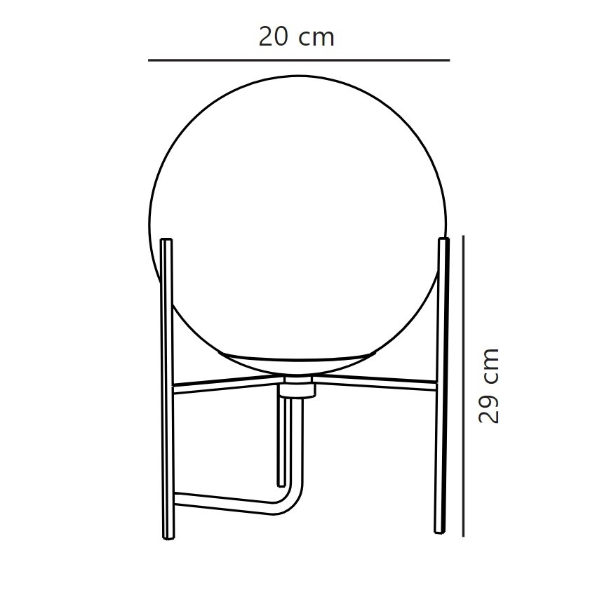 Nordlux - Eπιτραπέζια λάμπα ALTON 1xE14/15W/230V χρυσαφί