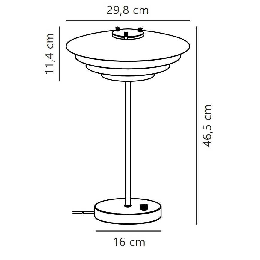 Nordlux - Eπιτραπέζια λάμπα BRETAGNE 1xG9/25W/230V λευκό