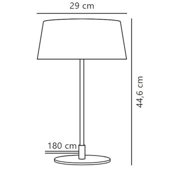 Nordlux - Eπιτραπέζια λάμπα CLASI 3xE14/10W/230V