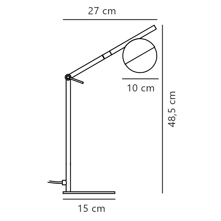 Nordlux - Eπιτραπέζια λάμπα CONTINA 1xG9/5W/230V μαύρο