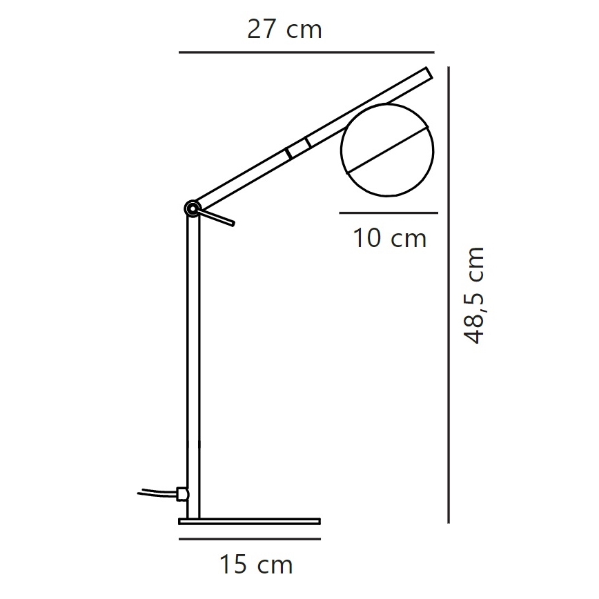 Nordlux - Eπιτραπέζια λάμπα CONTINA 1xG9/5W/230V ορείχαλκος