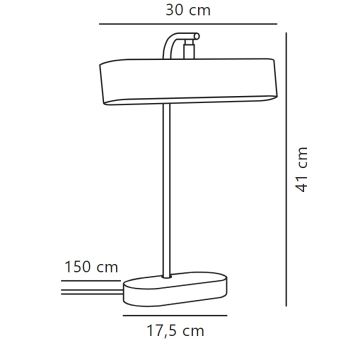 Nordlux - Eπιτραπέζια λάμπα MERLIN 2xG9/5W/230V μαύρο