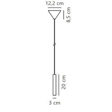 Nordlux - Led Dimmable κρεμαστό φωτιστικό οροφής OMARI LED/4,4W/230V λευκό