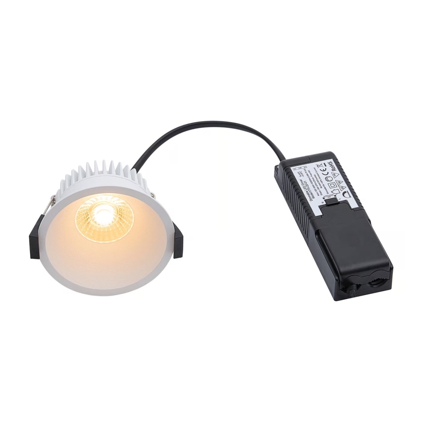 Nordlux - LED Dimmable χωνευτό φωτιστικό μπάνιου ALBRIC LED/8W/230V IP44 λευκό