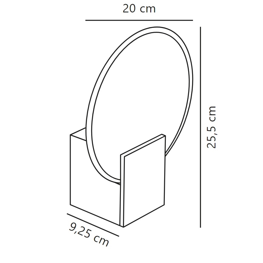 Nordlux - LED Dimming επιτοίχιο φωτιστικό μπάνιου HESTER LED/9,5W/230V IP44 λευκό