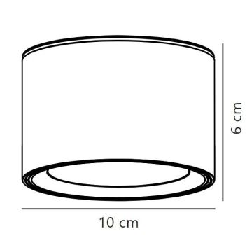 Nordlux - LED Σποτ FALLON LED/5,5W/230V μαύρο