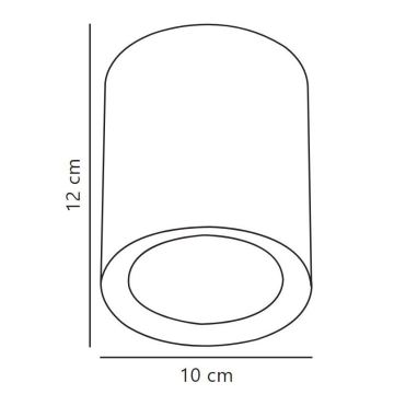 Nordlux - LED Σποτ FALLON LONG LED/5,5W/230V μαύρο