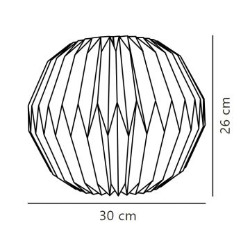 Nordlux - Αμπαζούρ BELLOY E27 διάμετρος 30 cm