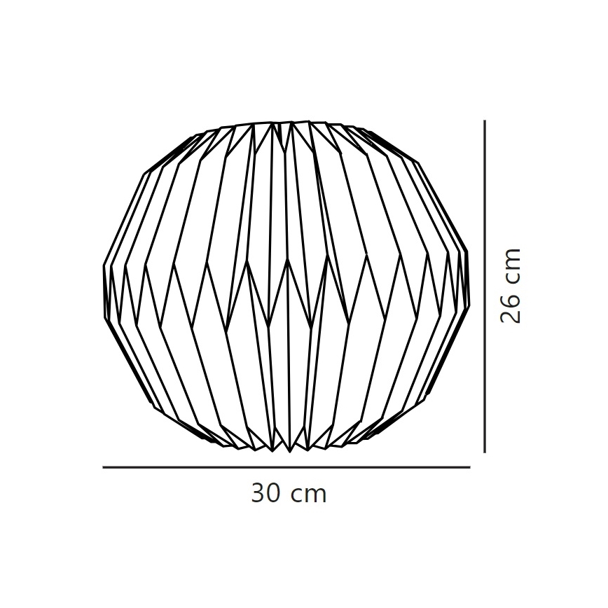 Nordlux - Αμπαζούρ BELLOY E27 διάμετρος 30 cm