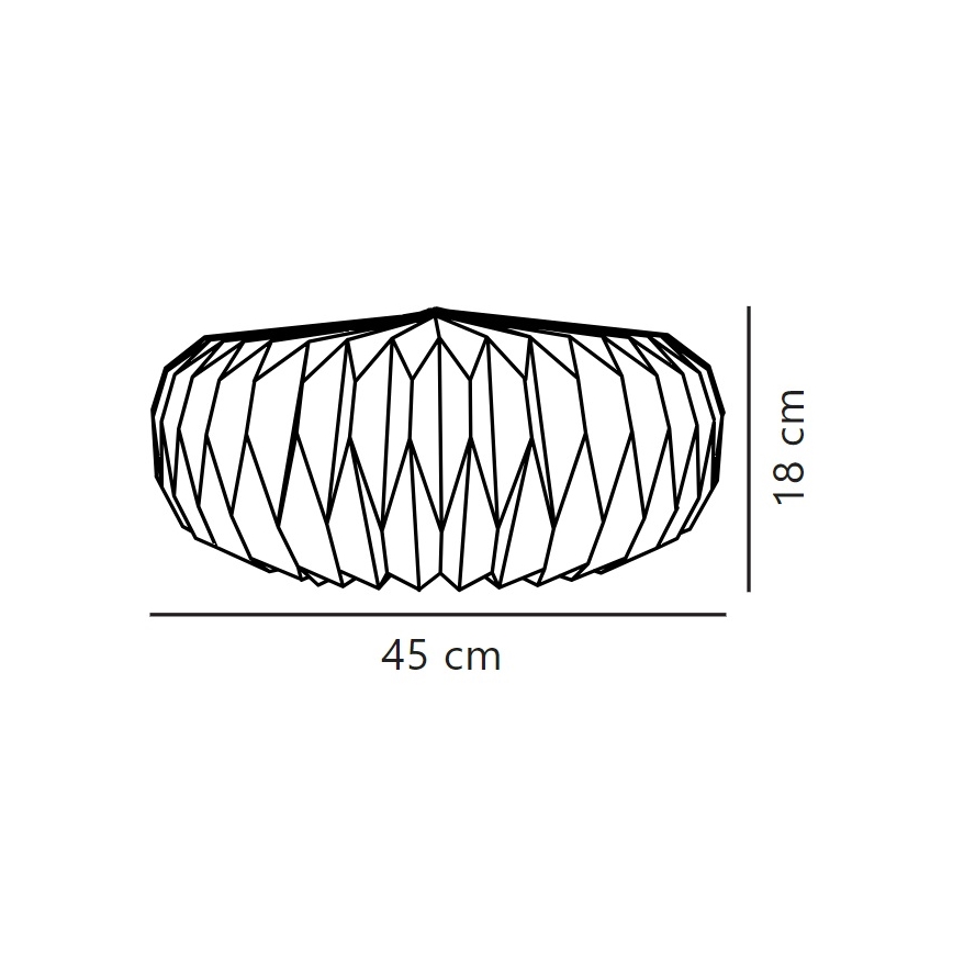 Nordlux - Αμπαζούρ BELLOY E27 διάμετρος 45 cm