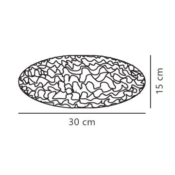 Nordlux - Αμπαζούρ VILLO E27 διάμετρος 30 cm λευκό