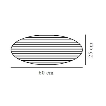 Nordlux - Αμπαζούρ VILLO E27 διάμετρος 60 cm λευκό