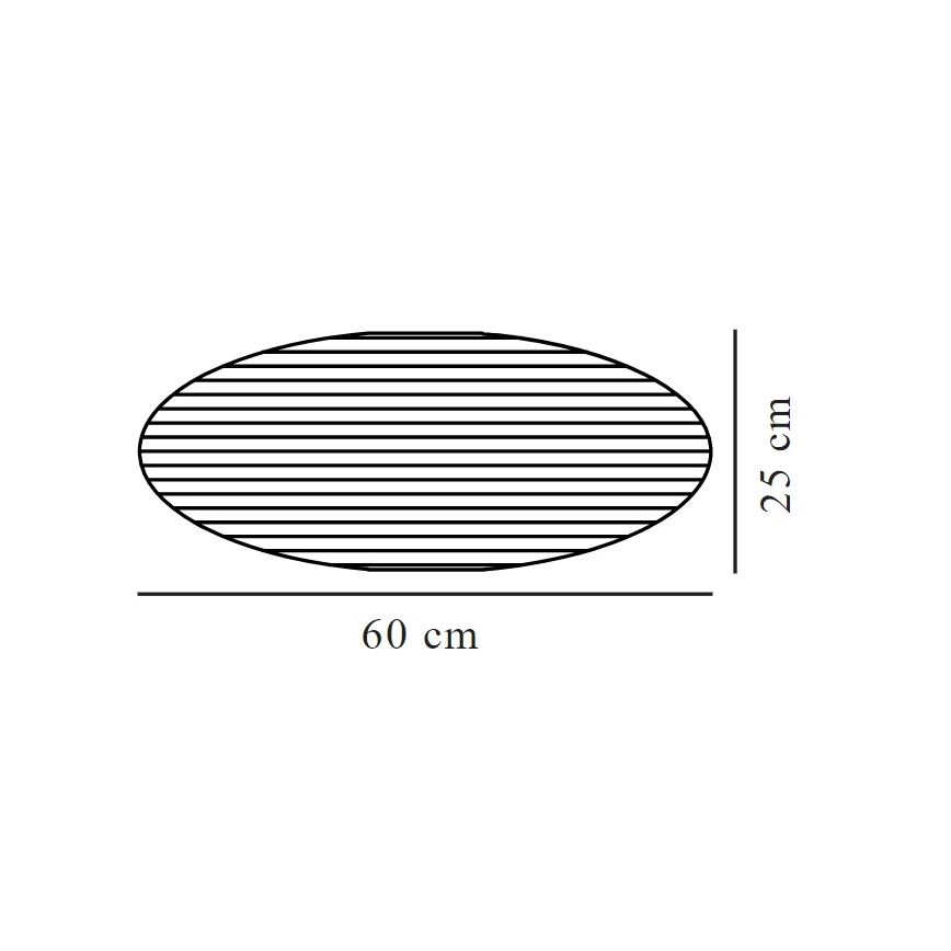 Nordlux - Αμπαζούρ VILLO E27 διάμετρος 60 cm λευκό