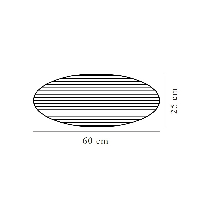 Nordlux - Αμπαζούρ VILLO E27 διάμετρος 60 cm μπεζ