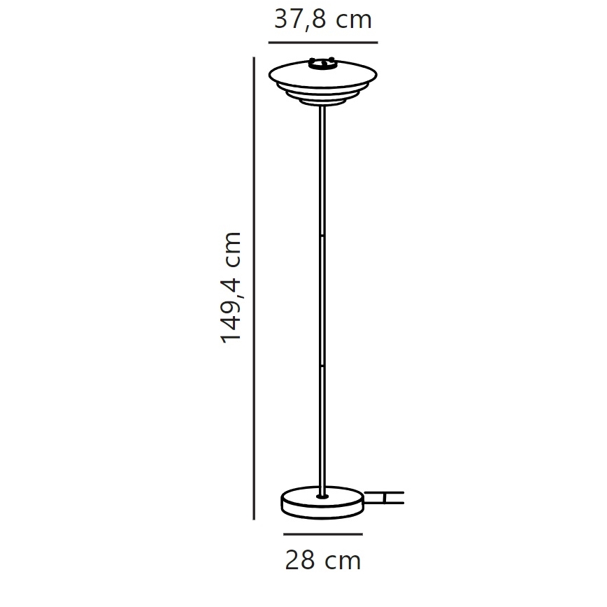 Nordlux - Επιδαπέδια λάμπα BRETAGNE 1xG9/25W/230V ανθρακί