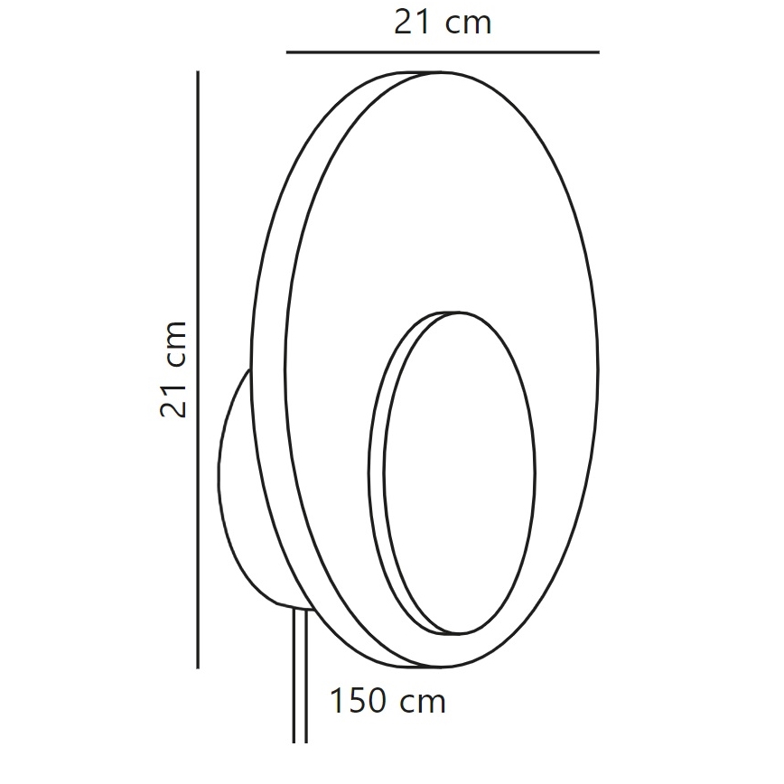 Nordlux - Επιτοίχιο φωτιστικό dimming LED MARSI LED/7W/230V μπεζ