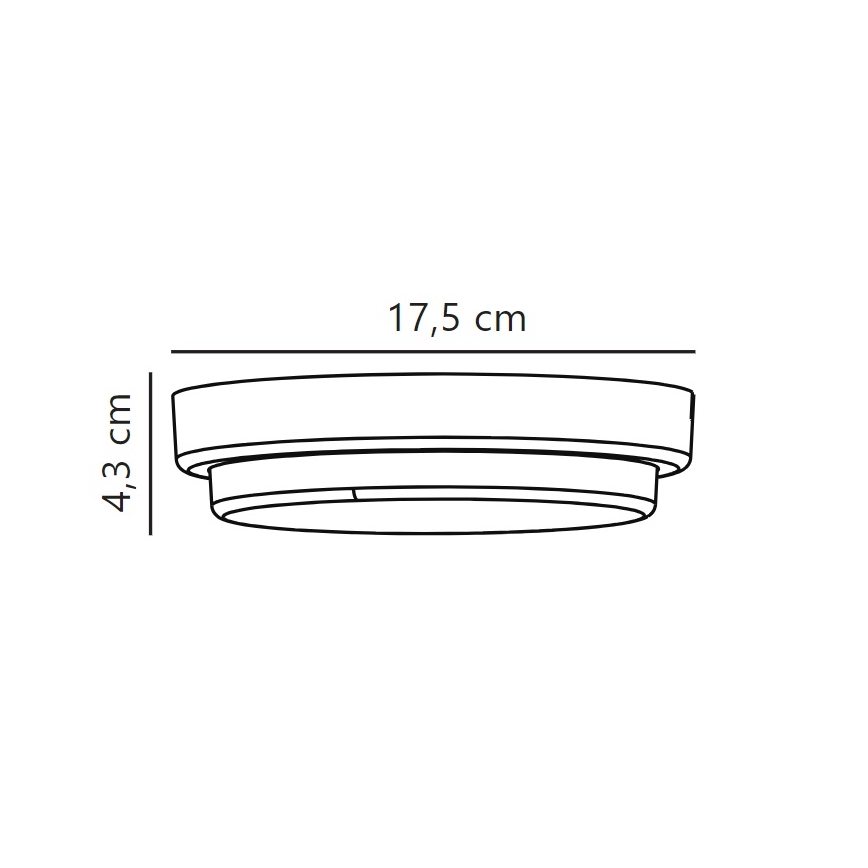 Nordlux - Επιτοίχιο φωτιστικό εξωτερικού χώρου LED CUBA LED/6,5W/230V IP54 διάμετρος 17,5 cm λευκό