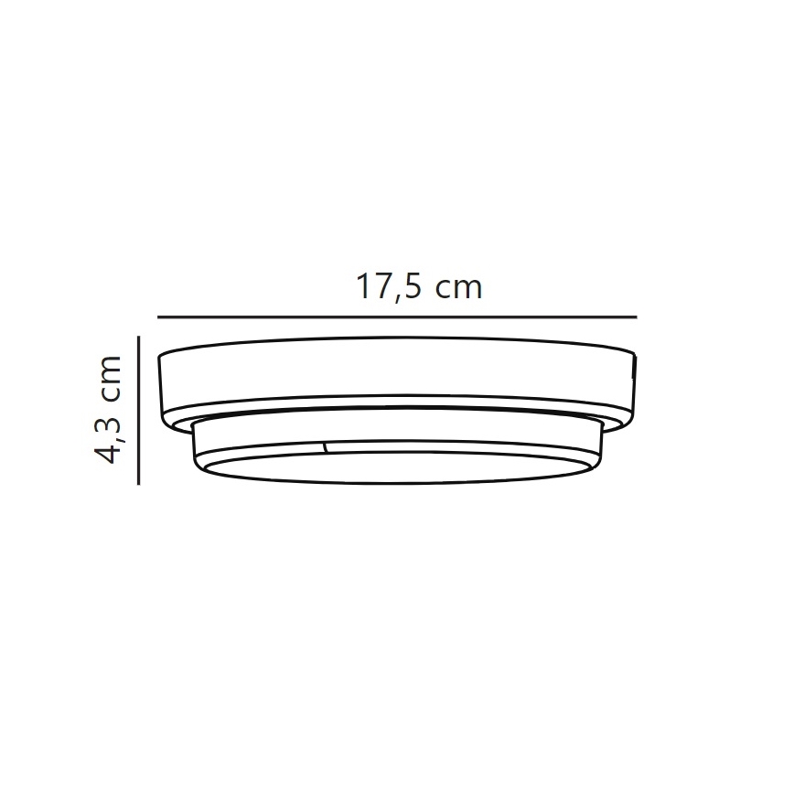 Nordlux - Επιτοίχιο φωτιστικό εξωτερικού χώρου LED CUBA LED/6,5W/230V IP54 διάμετρος 17,5 cm μαύρο